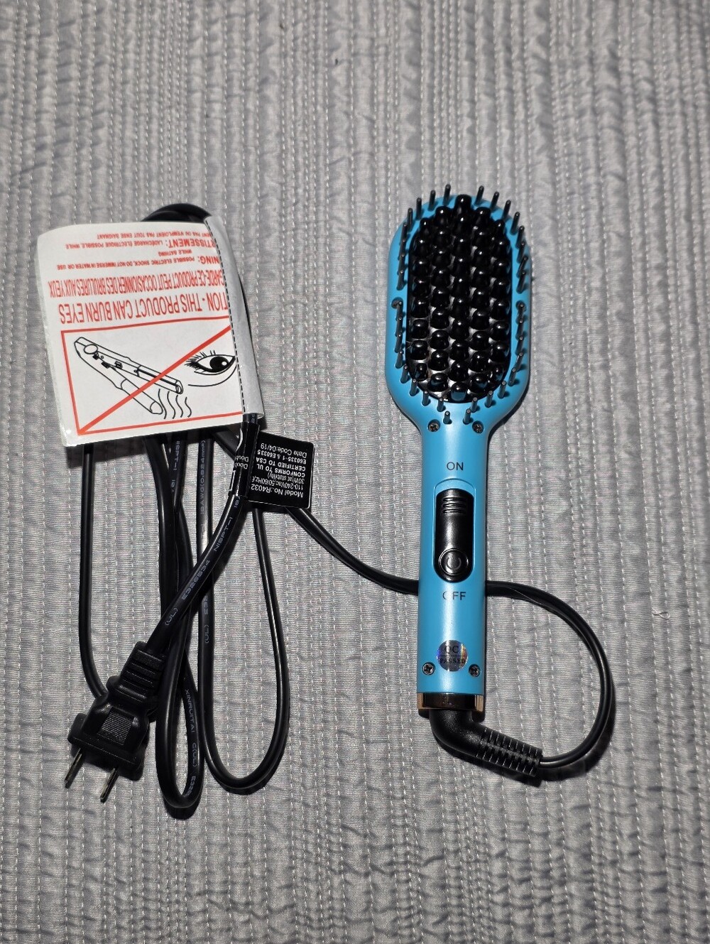 AMIKA Travel Mini Hot Brush With Travel Bag Teal